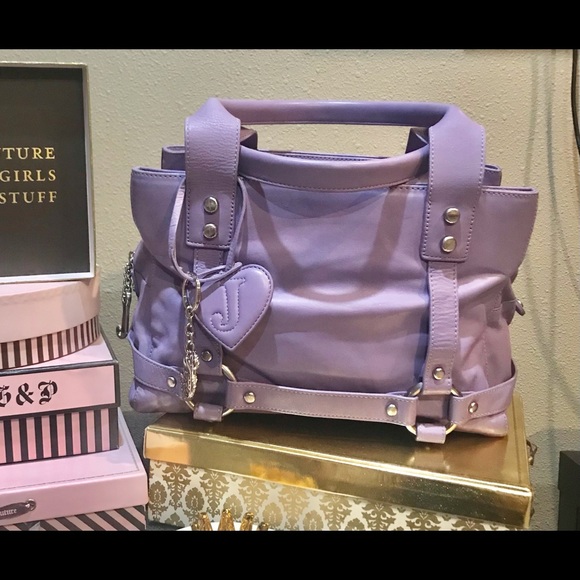 Juicy Couture vintage leather satchel HUGE EUC - Picture 2 of 10